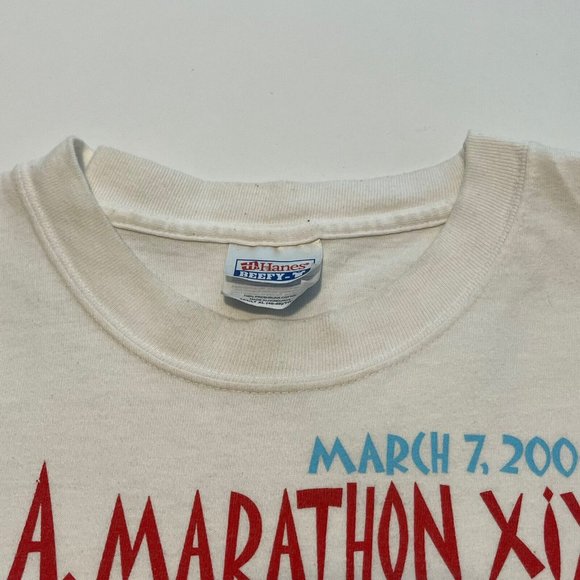 Los Angeles Marathon XIX 2004 Volunteer Shirt Hanes Tag Almost Vintage Size XL - Picture 9 of 16